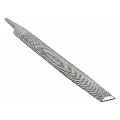 WESTWARD Half Round Aluminium File: Half Round, Double-Cut, Safe Edge Cut, Bastard Cut - Double-Cut Half-Round Files