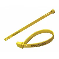 Strap Seals: Yellow, Plastic, 7 1/2 in Strap Lg, 3/8 in Strap Wd, 75 lb Breaking Strength, 250 PK (MPN 070H19PPYL)