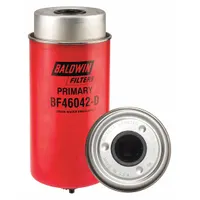 BALDWIN FILTERS Fuel/Water Separator: Spin-On, 10 1/4 in Overall Lg, 4 1/4 in Outside Dia, Diesel (MPN BF46042-D)