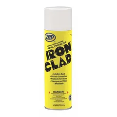 Dry lubricant film that forms a protective coating against rust and corrosion on metal surfaces. Suitable for indoor use with medium life expectancy and outdoor use with short life expectancy. Commonly applied to tools, machinery, and equipment in industrial settings. Supplied in a 13 oz aerosol can, 12-pack.