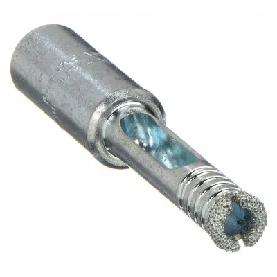 DEWALT Tile Drill Bit: 1/4 in Drill Bit Size, 2 in Max Drilling Dp - Diamond-Tip Core Bits for Tile
