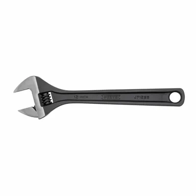 PROTO Adjustable Wrench: Alloy Steel, Black Oxide, 12 1/8 in Overall Lg - General Purpose Adjustable Wrenches