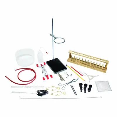 UNITED SCIENTIFIC Chemistry Hardware Kit: Lab Starter Kit, Plastic (Metric Ruler) (MPN HRDKIT1) - Lab Glassware Sets