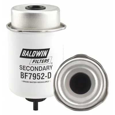 BALDWIN FILTERS Fuel Filter: Cartridge, 6 in Overall Lg, 3 1/2 in Outside Dia - Can-Type Fuel/Water Separators