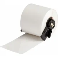 Continuous Label Stock: 1 29/32 in x 50 ft, Polyester, Clear (Gloss), Indoor (MPN M6C-1900-432)