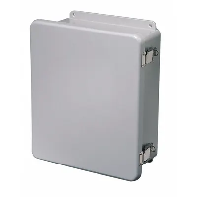 WIEGMANN Enclosure: Fiberglass, 15 in x 13 in x 6 in, NEMA 1/12/3R/4, Solid Cover - Nonmetallic Enclosures