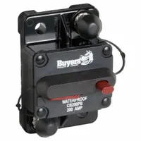 Automotive Circuit Breaker: CB, 42V DC, 200 A at 42V DC, Stud (MPN CB200PB)