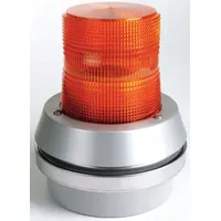 EDWARDS SIGNALING Horn Strobe: 120VAC, 7 3/8 in Overall Ht, 6 in Overall Dia, LED, 51XBRFA120A