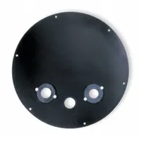 DAYTON Sewage Basin Cover: Steel, Sewage Basin, 3 in Outlet Dia, 2 in Vent, 2 in Opening Dia., 4RK39
