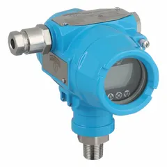 Intrinsically safe digital pressure transmitter with a range of -14.5 to 1,000 psi and 4-20 mA output. Constructed with aluminum and 316 stainless steel, NPT connection, IP67 and NEMA 4X rated. Certified Class I, Div 1, Groups A, B, C, D for hazardous environments.