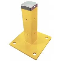 APPROVED VENDOR Universal Post: Universal, 12 5/8 in Overall Ht, Steel, Powder Coated, 3 in Post Dp