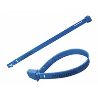 Strap Seals: Blue, Plastic, 7 1/2 in Strap Lg, 3/8 in Strap Wd, 75 lb Breaking Strength, 250 PK (MPN 070H19PPBL)
