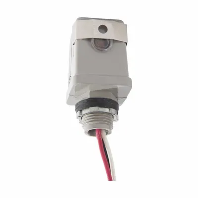 INTERMATIC Photocontrol: Thread Stem Photocell Mounting, 1/2 in Stem Dia, SPST - Fixed Stem-Mounted Photocells
