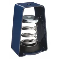 MASON Hanger-Mount Vibration Isolator: Spring, 175 lb Capacity, 2 7/8 in Wd, 2 1/2 in Dpth, Silver