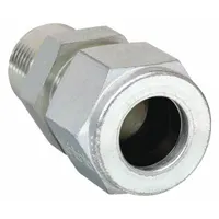 Compression Fitting Adapter: 1/2 in OD x 3/8 in Pipe Size, 3/4-20 Thread Size, Compression x MNPT (MPN 8MSC6N-S)
