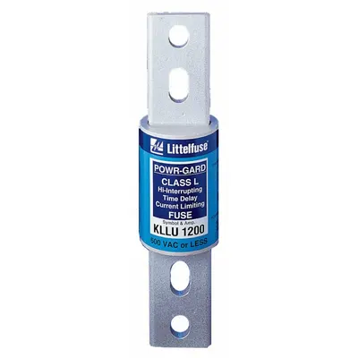 LITTELFUSE Fuse: Class L, KLLU Series, Bolt-On Body, Time-Delay, 1.4 kA, 600 V AC - Time-Delay Bolt-On Fuses