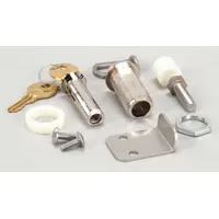 This lock field kit from BEVERAGE-AIR enables field installation of a door lock on compatible refrigerators and freezers. It is used to secure cooler or freezer doors in commercial foodservice environments