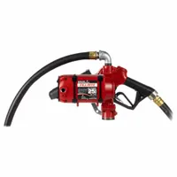 FILL-RITE Electric Drum Pump: 25 gpm Max. Flow Rate, 120 V AC, 1/3 hp HP, Pump with Hose & Nozzle (MPN NX25-120NB-AA)
