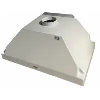 HEMCO Ducted Hood: Fiberglass, Vapor Proof, 30 in Overall Dp, 4 ft Overall Wd, Gel Coated (MPN 13040)