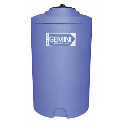 PEABODY ENGINEERING Storage Tank: Double Wall, Vertical, 65 gal, Closed Top - Dual Containment Liquid Storage Tanks