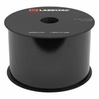 LabelTac Pro Model Magnetic Supply: 3 in x 25 ft, Vinyl, Black (Gloss), Indoor/Outdoor (MPN LT303M)