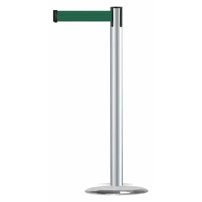 TENSABARRIER Solid-Color Retractable Belt Post Barrier - Solid-Color Retractable Belt Post Barriers