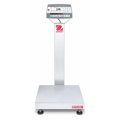 OHAUS Defender 5000 Bench Scale with Column-Mounted Indicator - Bench Scales with Column-Mounted Indicator