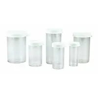 QORPAK Sample Vial: Storage, Polystyrene, 18 mL, White, 20 mm Body Dia, Non-Sterile, Colorless (MPN 289100)