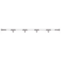 METRO Stackable Shelf Ledge: 3 7/8 in x 1 5/16 in, Front to Back, 1 Dividers/Ledges, Taupe (MPN MQL60-2S)