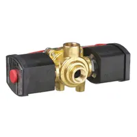 REDHAT Solenoid Valve: 4-Way, 3/8 in Pipe Size, 120V AC, Explosion Proof/Watertight, NAMUR Mount (MPN EF8342G022)