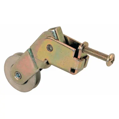 PRIME-LINE B 656 Roller Assembly, 13/16 in H x 2 in L, Unfinished Gray - Screen Door Hardware