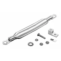 This steel grounding lug kit provides a secure grounding point inside electrical enclosures. It accommodates 14 to 2 AWG wire and includes two 10-32 hex nuts. Suitable for use with any enclosure, it is commonly used in control panels, junction boxes, and machinery for equipment bonding