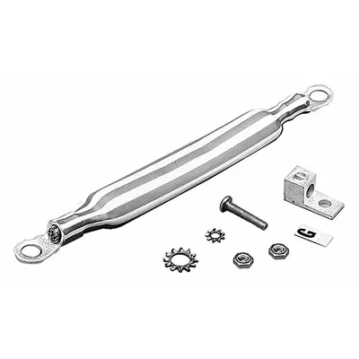 HOFFMAN Grounding Lug Kit, Steel, 1 3/16 in Bar Length, 9/16 in Bar Width, AGLK2