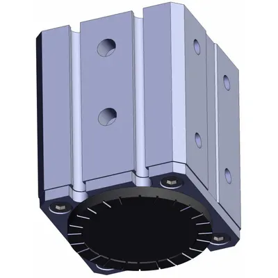 SMC Magnetic Gripper: MHM, MetricM5 x 0.8, Max. 200 N Holding Force - Magnetic Grippers for Perforated Metal Applications