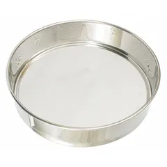 This sieve features a 1/16 in mesh size and 16 in diameter, suitable for sifting and separating dry materials such as fine powders, grains, and aggregates in industrial kitchens, laboratories, and processing facilities.
