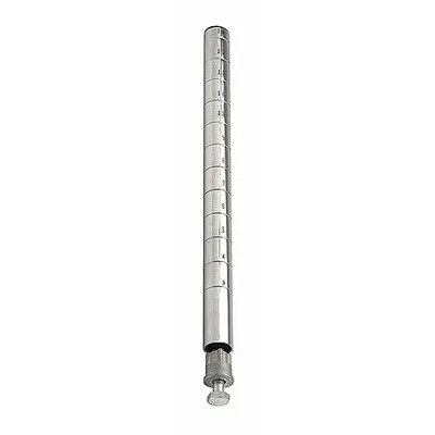 OEM Wire Shelf Post: 86 in x 1 in - Wire Shelving Posts for Dry Use