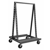 APPROVED VENDOR Bin Cart: 2,400 lb, 0 Bins/Tubs, Gray, 38 1/2 in L x 40 in W x 67 1/2 in H, Gray (MPN ATT-4038-BR-95)