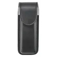 AIRTEK Medical Pouch: Black, Synthetic Leather, Basket Weave, 5 in x 2 in, Snap Closure (MPN 1418WC-1)