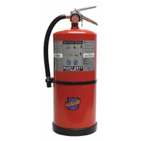 The BUCKEYE 12651 is a 20 lb Class BC fire extinguisher with a 60B:C rating, using potassium bicarbonate agent. It is intended for use against flammable liquid and electrical fires in industrial settings such as machining, welding, and combustion areas