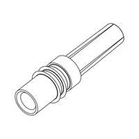 ANDERSON POWER PRODUCTS Connector Contact: PP30, 10 AWG, Tin, 1232G1, 30 A Current Rating, Crimp