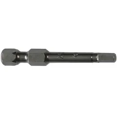 This APEX hex impact bit features a 5/64 in hex head and is impact rated for use with impact drivers. Made from S2 steel, it is suitable for driving fasteners in assembly and maintenance tasks. Sold in a 5-pack.