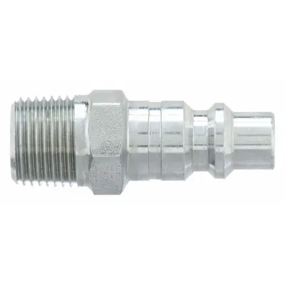 WEATHERHEAD Quick Connect Hose Coupling: 3/8 in Body Size, 3/8 in Hose Fitting Size - Universal Interchange Steel Quick-Connect Air Coupling Plugs