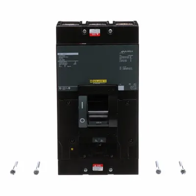 SQUARE D Q4L3300 Q4-Frame Molded Case Circuit Breaker, 300A, 240V AC, 3-Pole - LA-, LH-, Q4-Frame Square D Molded Case Circuit Breakers