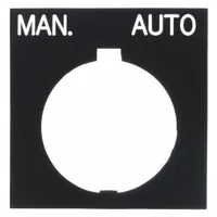 Legend Plate: 30 mm Panel Mounting Size, Rectangular, 1 in Overall Ht x 1 1/2 in Overall Wd (MPN HT8SP67)