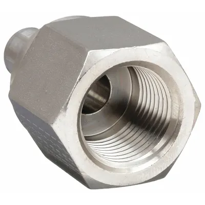 PARKER 6FA4N-316 Double-Ferrule Stainless Steel Fitting, 3/8 in OD x 1/4 in FNPT - Double-Ferrule Stainless Steel Fittings