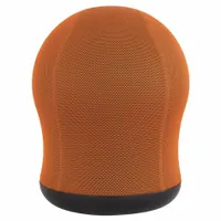 SAFCO PRODUCTS Ball Chair: 23 in Max Overall Ht, 17 1/2 in Overall Wd, Swivel, Orange (MPN 4760OR)
