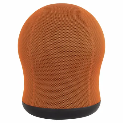 SAFCO PRODUCTS Ball Chair, Swivel, Orange, 17 1/2 in Overall Width - Active Chairs