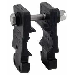 Grip-style strut clamp for securing 3/4 in pipe or 1 in to 1 1/5 in copper tube (max OD 1 5/16 in) to strut channels. Rated for high-temperature applications on copper tube. Includes mounting hardware for installation.