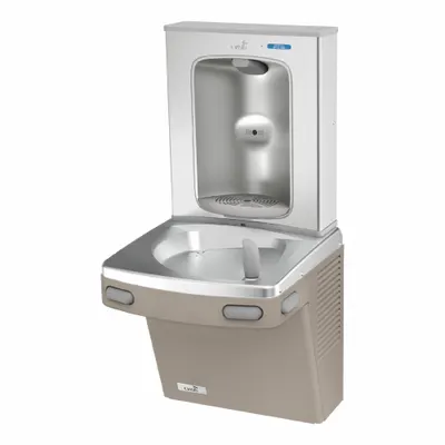 OASIS PG8EBF SAN On-Wall Single Drinking Fountain with Bottle Filler - On-Wall Single Drinking Fountains with Bottle Fillers