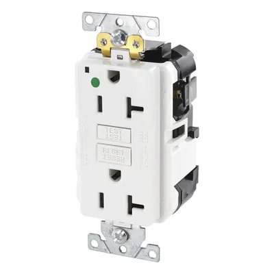 LEVITON Modular Receptacle: Hospital Grade Fed. Spec., Decorator Duplex, 5-20R - General Purpose Receptacles